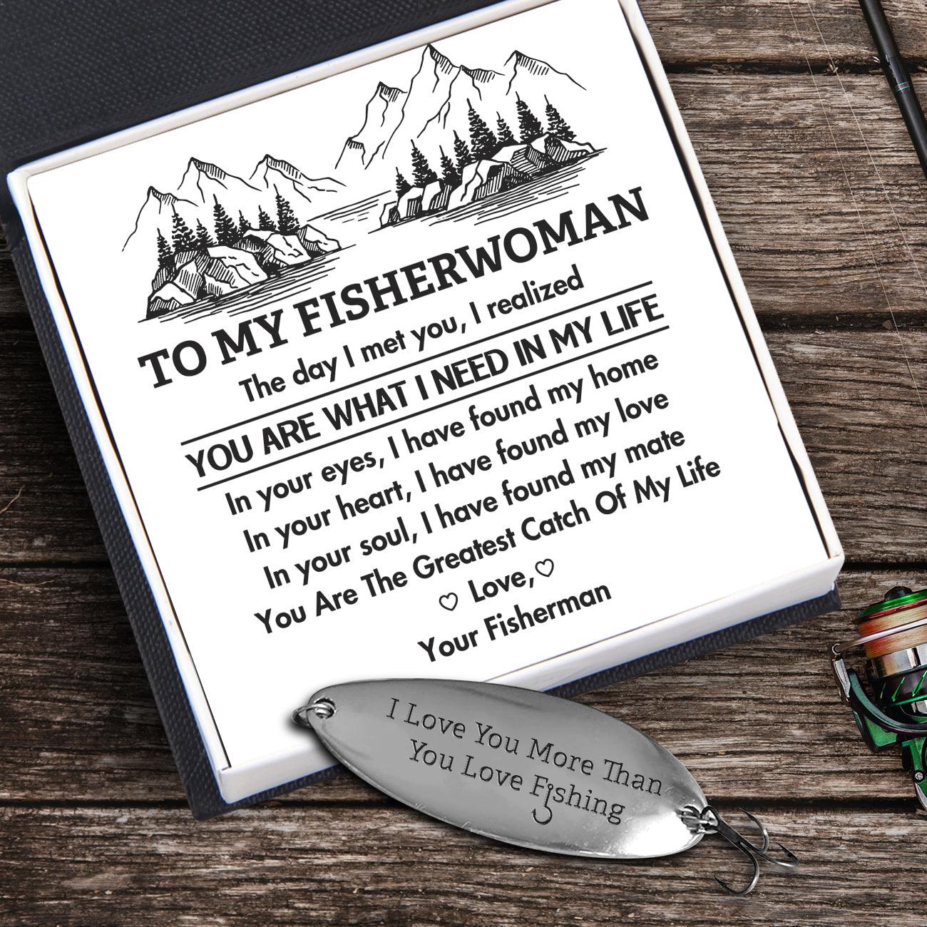 Fishing Lure - Fishing - To My Fisherwoman - You Are The Greatest Catch Of My Life - Augfb13001 - Gifts Holder