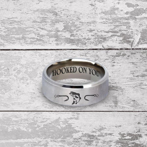 Fishing Ring - Fishing - To My Man - I'll Love You Till The End Of The Line - Augri26011 - Gifts Holder