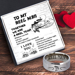 Fishing Ring - Fishing - To My Man - I Love You - Augri26010 - Gifts Holder