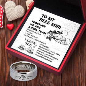 Fishing Ring - Fishing - To My Man - I Love You - Augri26010 - Gifts Holder