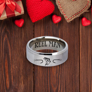 Fishing Ring - Fishing - To My Man - I Love You - Augri26010 - Gifts Holder