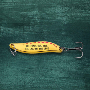 Fishing Spoon Lure - Fishing - To My Boyfriend - I Love You More Than You Love To Fish - Augfaa12001 - Gifts Holder