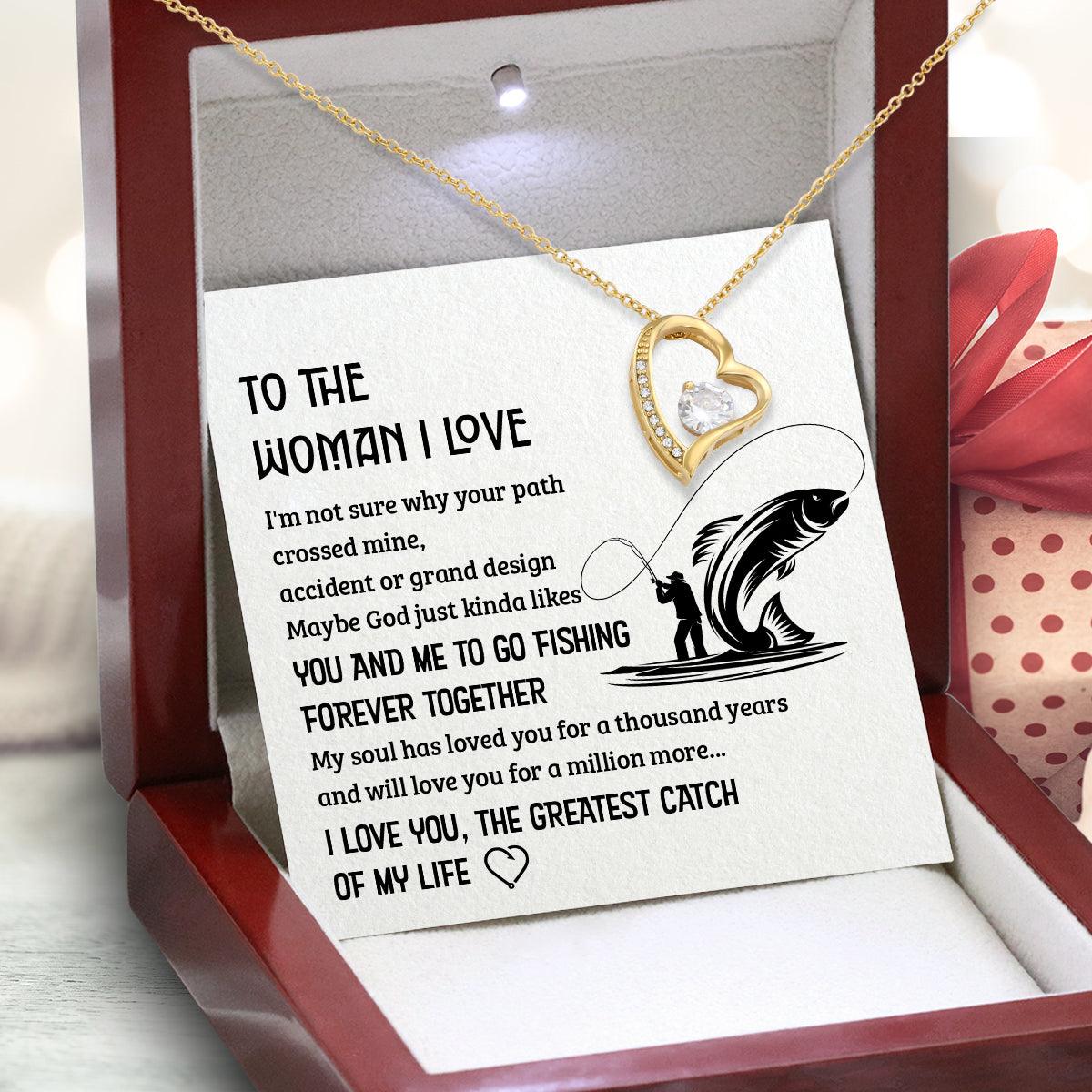 Forever Love Necklace - Fishing - To My Wife - I Love You