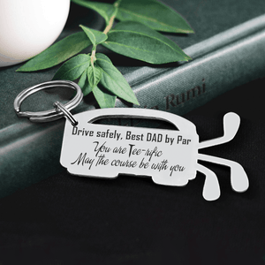 Golf Club Bag Keychain - Golf - To My Par-Fect Dad - I Love You To The Green And Back - Augkew18001 - Gifts Holder