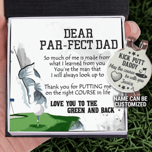 Golf Marker - Golf - To My Dad - Thank You For Putting Me On The Right Course In Life - Augata18007 - Gifts Holder