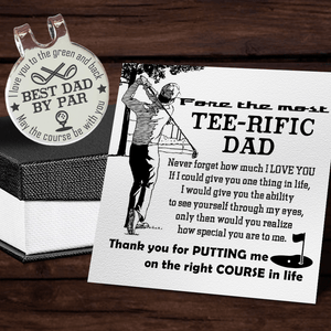 Golf Marker - Golf - To My Dad - Thank You For Putting Me On The Right Course In Life - Augata18009 - Gifts Holder