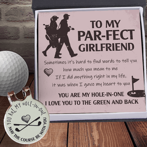 Golf Marker - Golf - To My Par-fect Girlfriend - I Love You To The Green And Back - Augata13002 - Gifts Holder