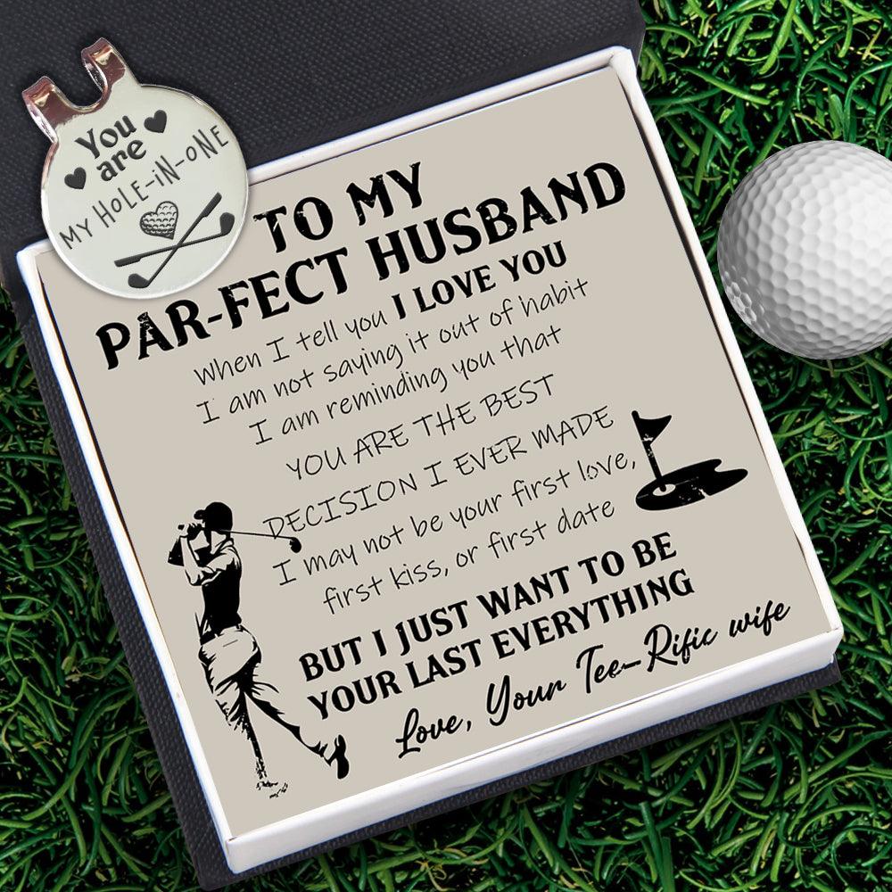Golf Marker - Golf - To My Par-fect Husband - You Are The Best Decision I Ever Made - Augata14002 - Gifts Holder