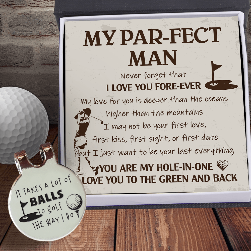 Golf Marker - Golf - To My Par-fect Man - My Love For You Is Deeper Than The Oceans - Augata26012 - Gifts Holder