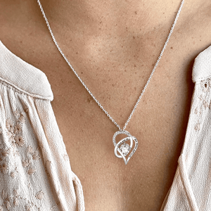 Heart Crystal Necklace - Wedding - To My Future Wife - I Love You Still - Augnzk25001 - Gifts Holder