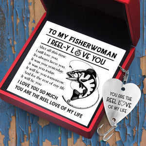 Heart Fishing Lure - Fishing - To My Fisherwoman - I Love You So Much - Augfc13004 - Gifts Holder