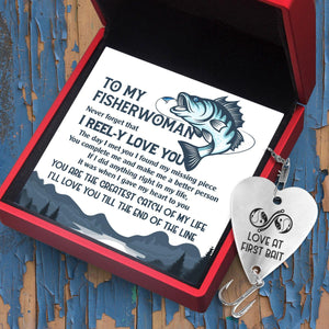 Heart Fishing Lure - Fishing - To My Fisherwoman - You Are The Greatest Catch Of My Life - Augfc13003 - Gifts Holder