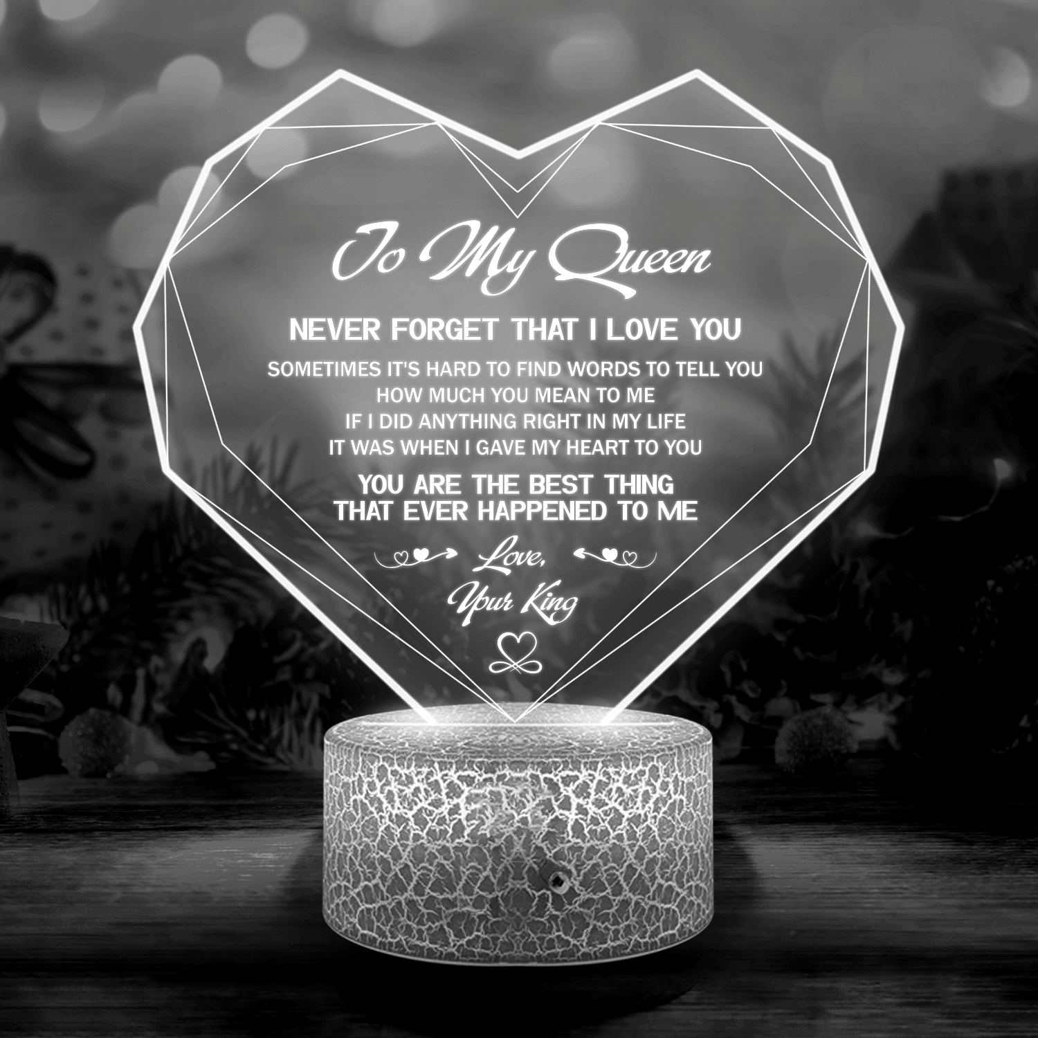 Personalized 3D Photo Lamp Custom Couple Photo And Text Customized  Valentine's Day Wedding Anniversary 3D Night Light Gifts - AliExpress