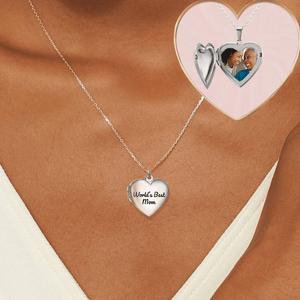 Heart Locket Necklace - Family - From Son - To My Mum - Happy Mother's Day - Augnzm19002 - Gifts Holder