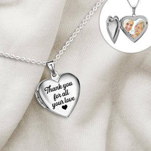 Heart Locket Necklace - Family - To My Mum - 10 Reasons Why I Love You - Augnzm19009 - Gifts Holder