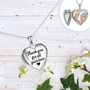 Heart Locket Necklace - Family - To My Mum - 10 Reasons Why I Love You - Augnzm19009 - Gifts Holder