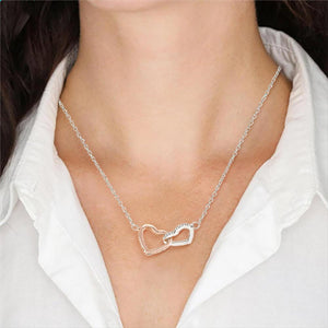 Interlocked Heart Necklace - Wedding - To My Future Wife - I Love You The Most - Augnp25004 - Gifts Holder