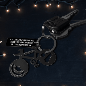 Jet Black Cycling Multi-tool Keychain - Cycling - To My Man - I Just Want To Be Your Last Everything - Augkzo26007 - Gifts Holder