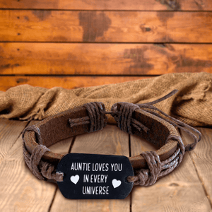 Leather Cord Bracelet - Family - To My Nephew - In My Mind, You Will Always Be My Little Nephew - Augbr27004 - Gifts Holder