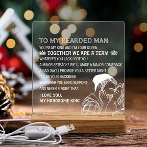 Led Light - To My Bearded Man - Together We Are A Team - Ausjg26001