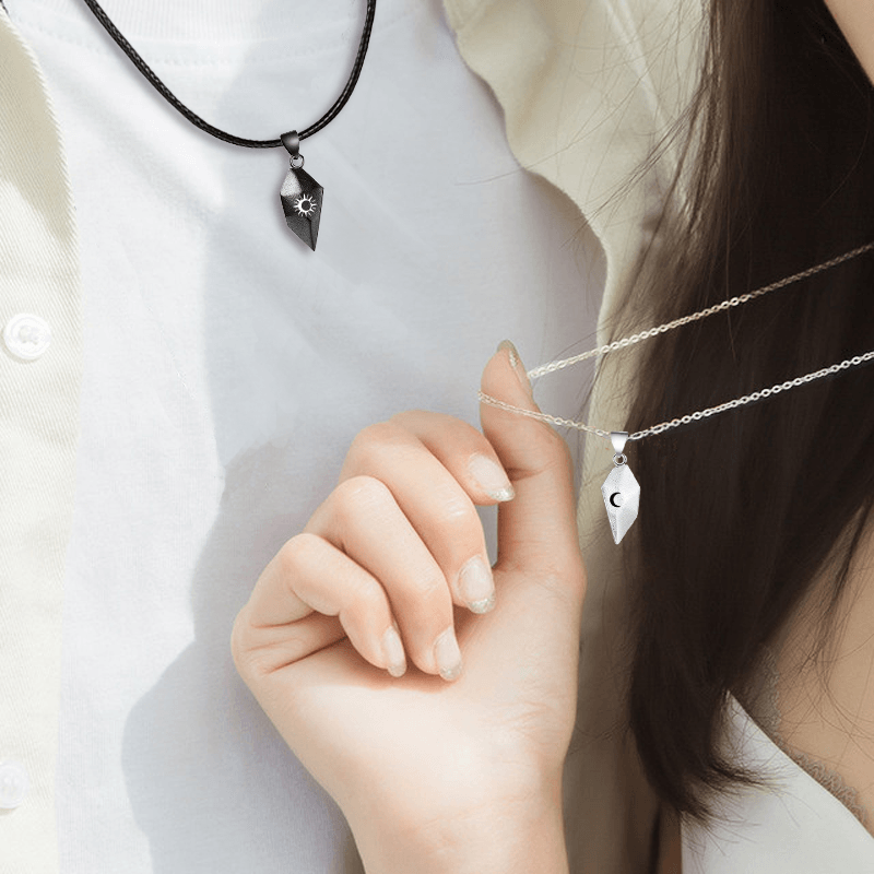 Forever and always on sale couple necklace