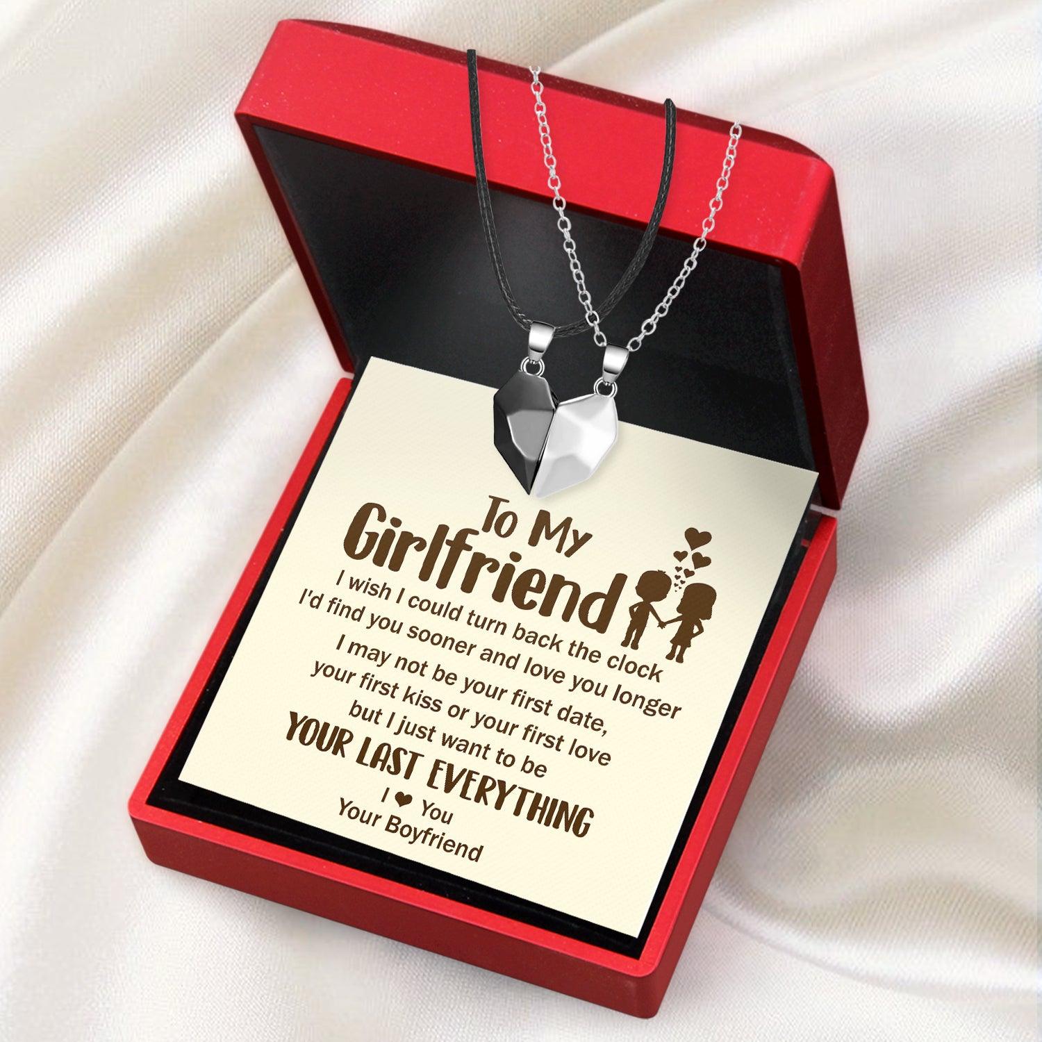 magnetic love necklaces family to my girlfriend i love you augnni13009 gifts holder 3