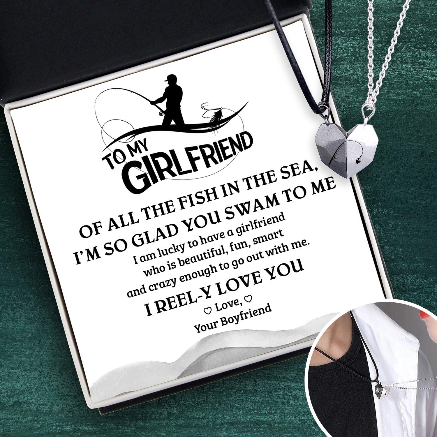 Fishing Ring Couple Necklaces - Fishing - To My Fisherwoman - I