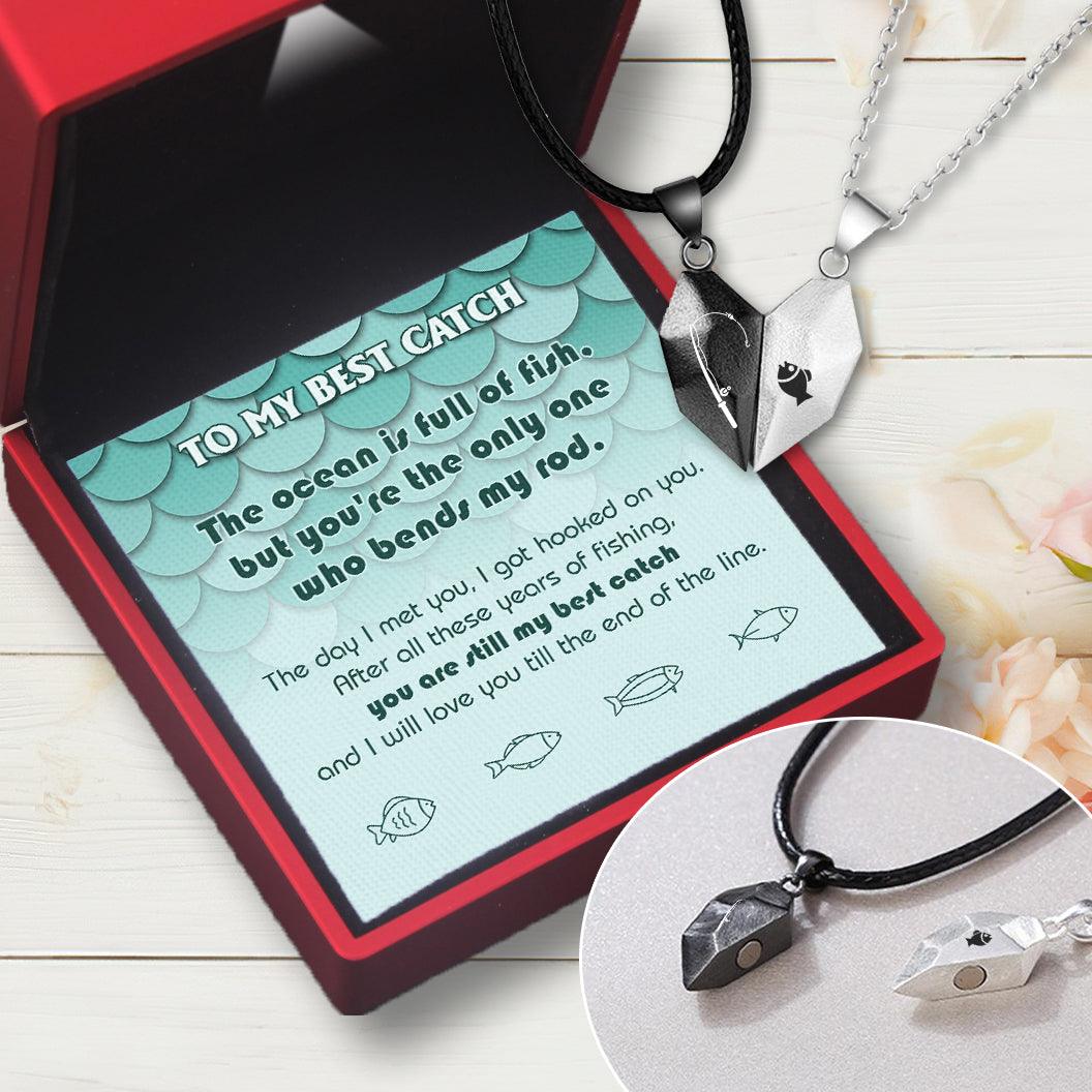 Gift For Your Fishing Dad - Men's Chain with Engravable Cross Necklace –  Liliana and Liam