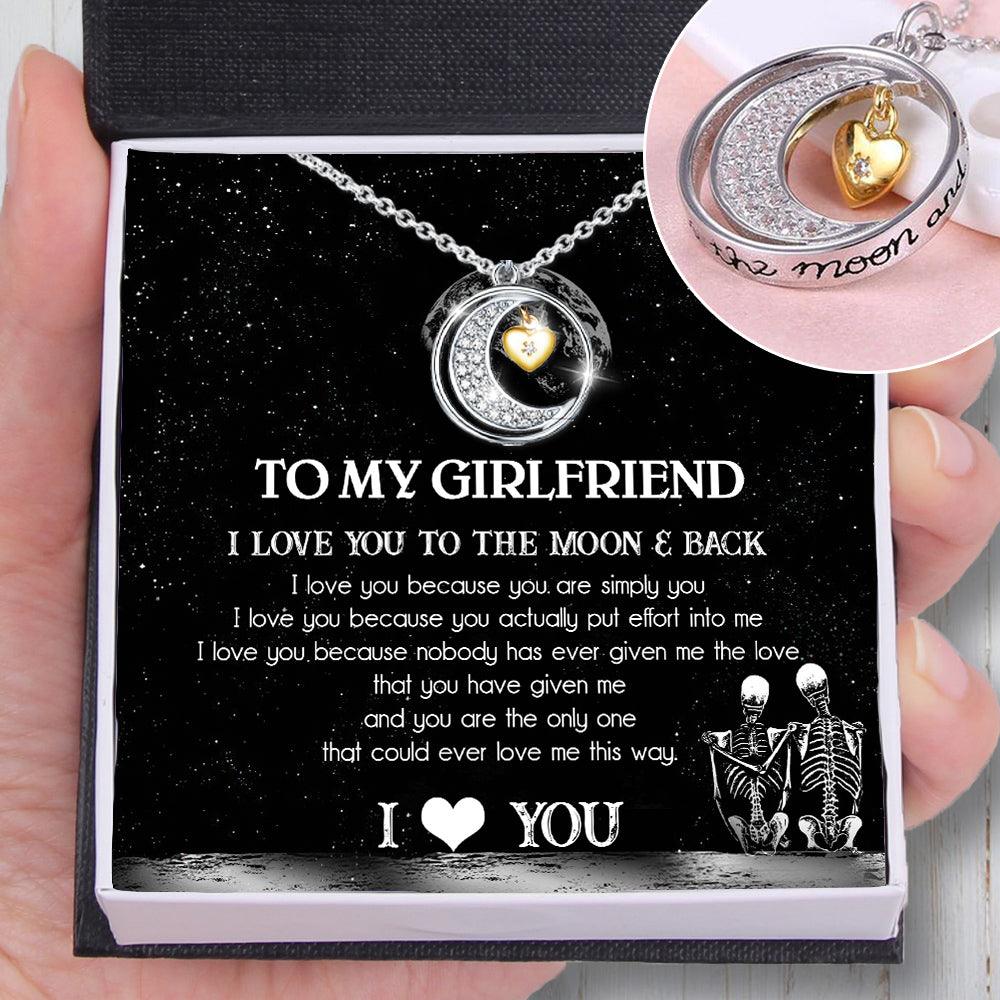 Unique Gift for Boyfriends, Personalised I Love You to the Moon