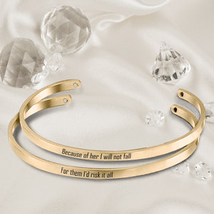 Mother Daughter Bracelets - Family - To My Dear Mother - You Mean The World To Me - Augbt19016 - Gifts Holder