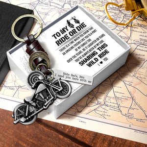 Motorcycle Keychain - Biker - To My Friend - I Love You - Augkx33001 - Gifts Holder