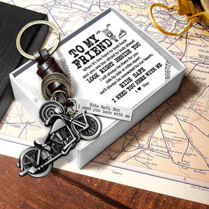 Motorcycle Keychain - Biker - To My Friend - I Love You - Augkx33004 - Gifts Holder