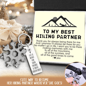 Multitool Keychain - Hiking - To My Best Hiking Partner - Life Is Meant for Good Friends & Great Adventures - Augktb33002 - Gifts Holder