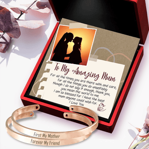 Mum & Daughter Bracelets - Family - To My Amazing Mum - I Am So Blessed For I Have The Best Mum - Augbt19017 - Gifts Holder