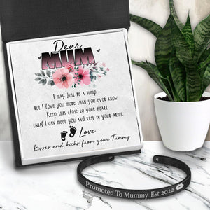 Mum Bracelet - Family - To My Mum-to-be - Kisses And Kicks From Your Tummy - Augbzf19006 - Gifts Holder