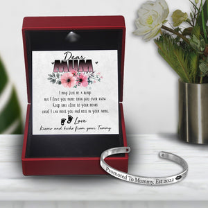 Mum Bracelet - Family - To My Mum-to-be - Kisses And Kicks From Your Tummy - Augbzf19006 - Gifts Holder