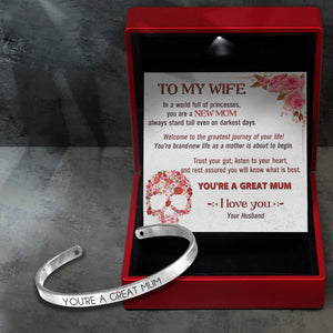 Mum Bracelet - Skull - To A New Mum - I Love You - Augbzf15001 - Gifts Holder