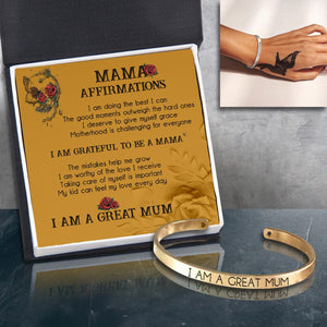 Mum Bracelet - Skull - To My New Mum - I Am A Great Mum - Augbzf19007 - Gifts Holder