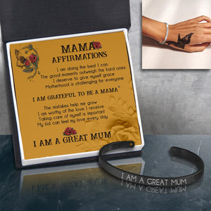 Mum Bracelet - Skull - To My New Mum - I Am A Great Mum - Augbzf19007 - Gifts Holder