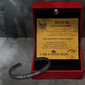 Mum Bracelet - Skull - To My New Mum - I Am A Great Mum - Augbzf19007 - Gifts Holder