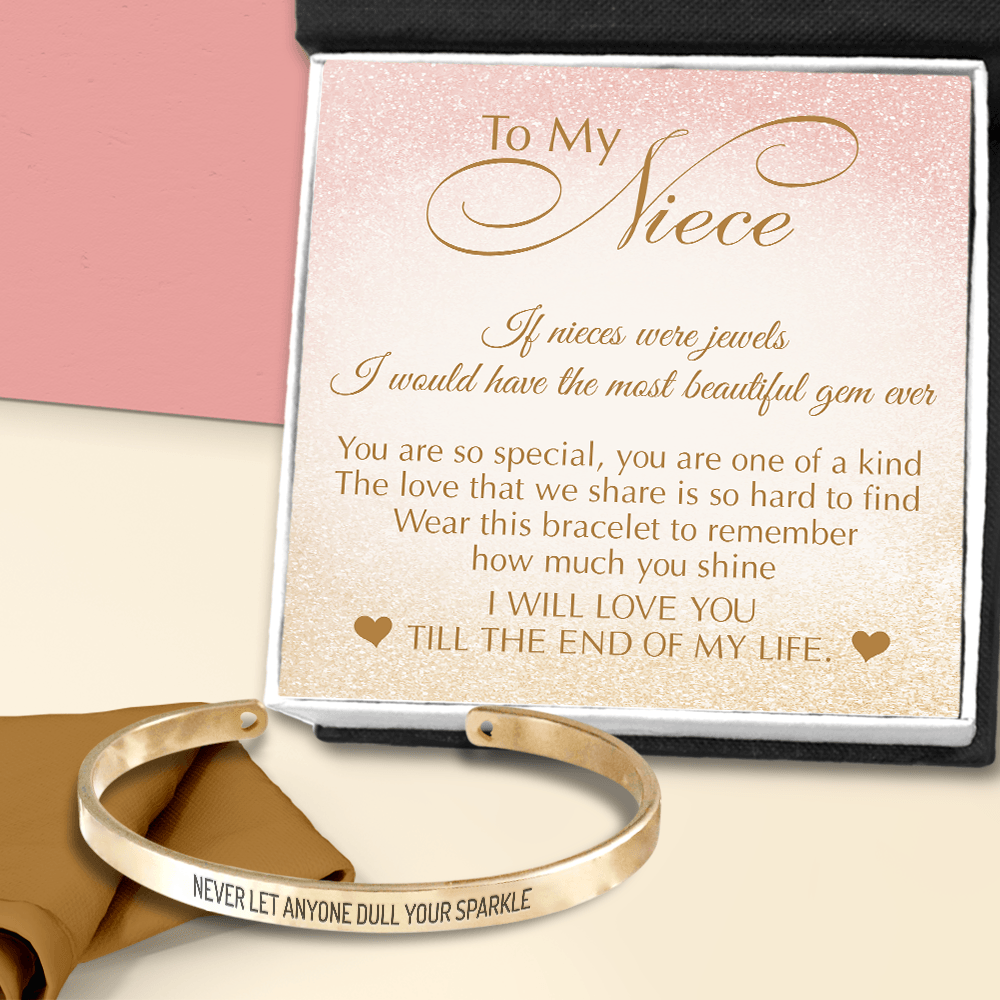 Niece Bracelet - Family - To My Niece - I Will Love You Til The End Of -  Gifts Holder