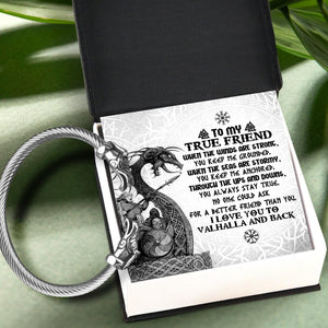 Norse Dragon Bracelet - Viking - To My Friend - I Love You To Valhalla & Back - Augbzi33001 - Gifts Holder