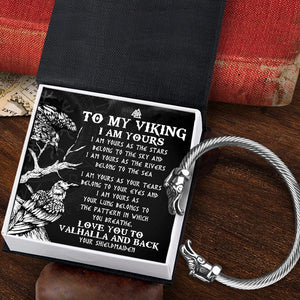 Norse Dragon Bracelet - Viking - To My Man - I Am Yours - Augbzi26005 - Gifts Holder