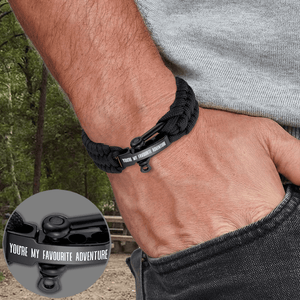 Paracord Rope Bracelet - Camping - To My Man - I'll Keep Choosing You - Augbxa26012 - Gifts Holder