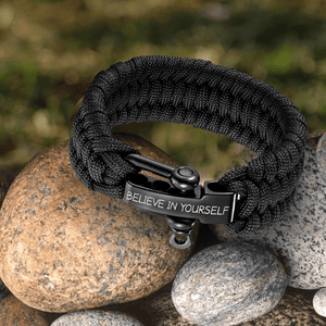 Paracord Rope Bracelet - Camping - To My Son - Always Believe In Yourself As Much As I Believe In You - Augbxa16005 - Gifts Holder