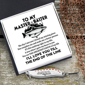 Fishing Spoon Lure - Fishing - To My Master Baiter - You Are The Greatest Catch - Augfaa26001 - Gifts Holder