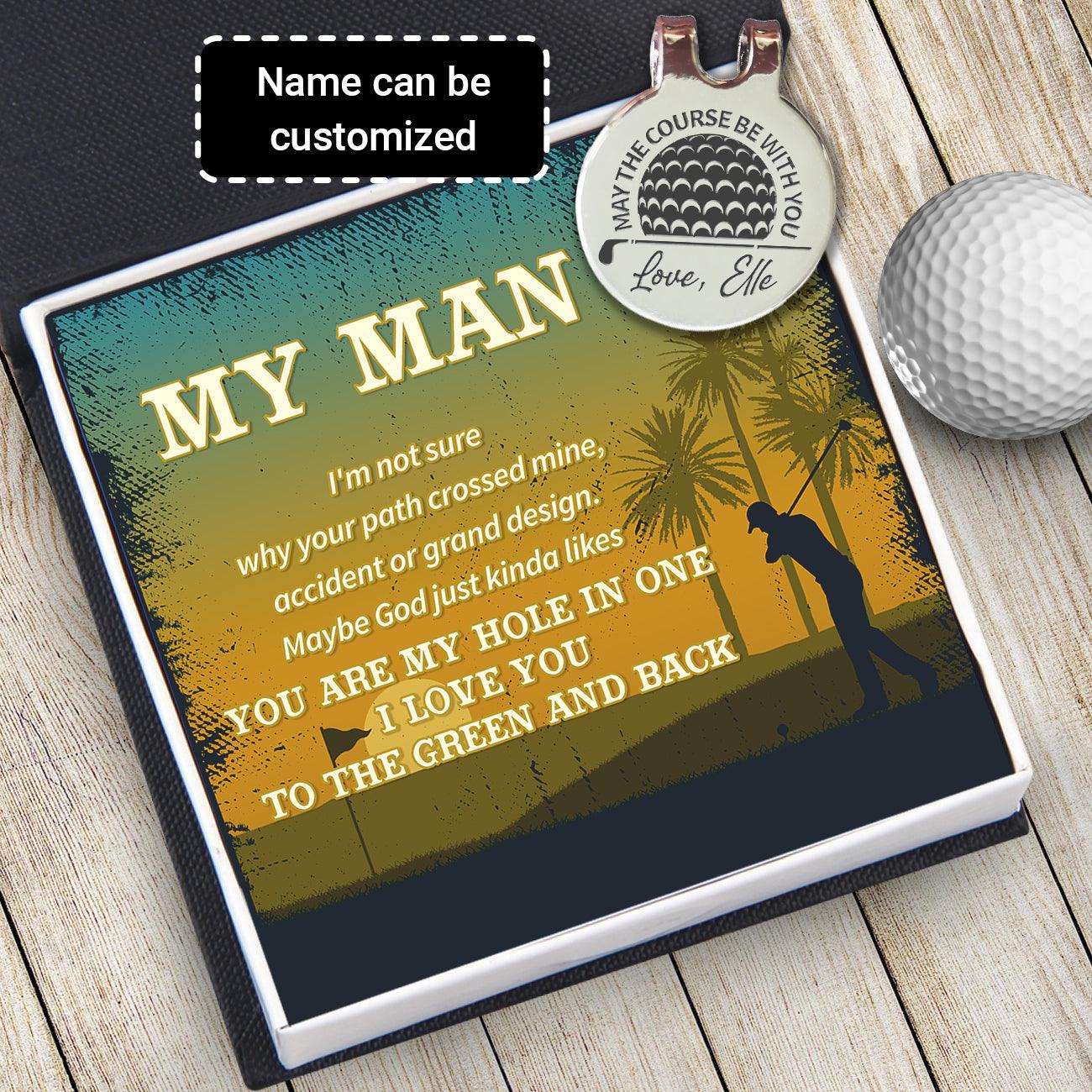 Personalised Golf Marker - Golf - To My Man - Be With You - Augata26005 - Gifts Holder
