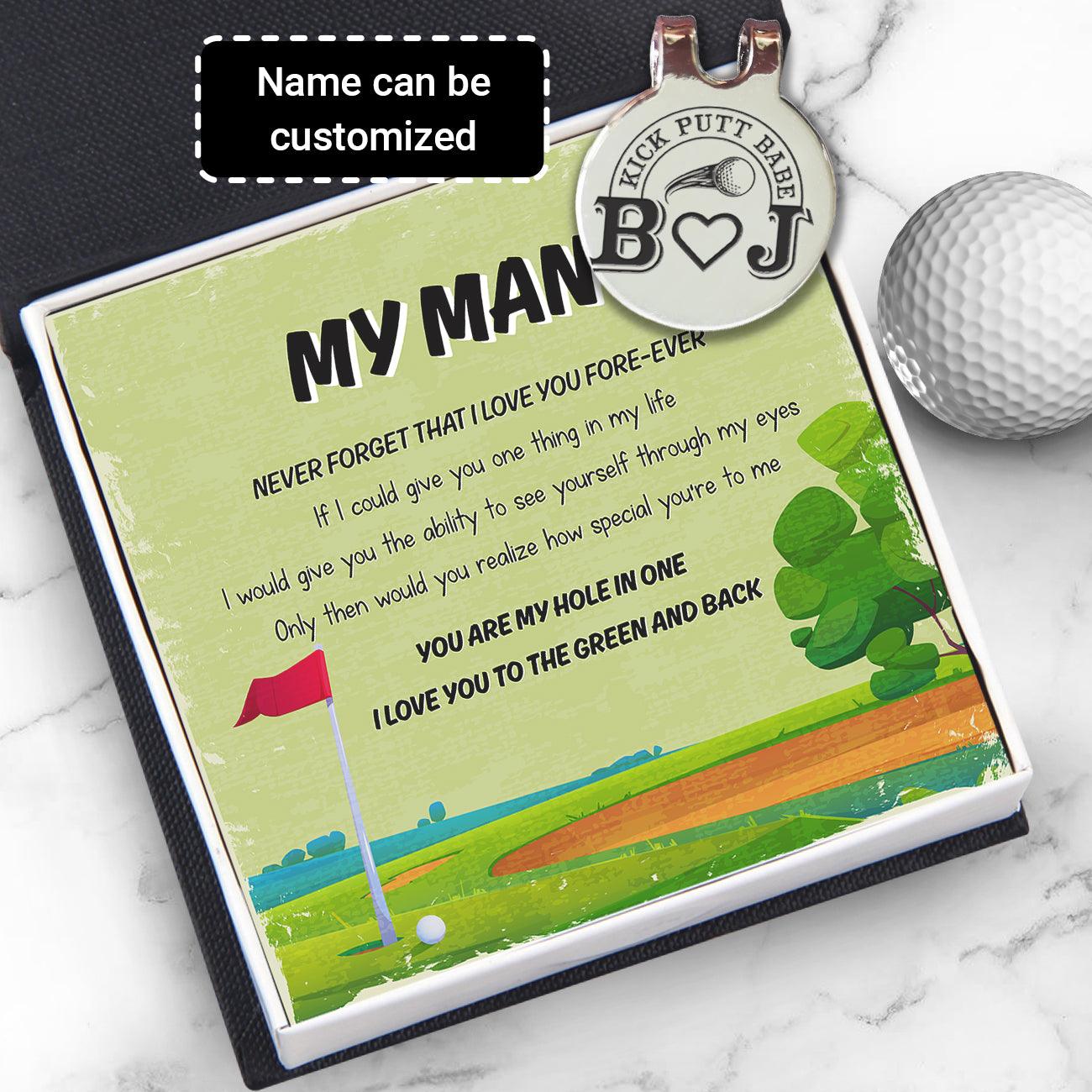 Personalised Golf Marker - Golf - To My Man - I Love You - Augata26003 - Gifts Holder