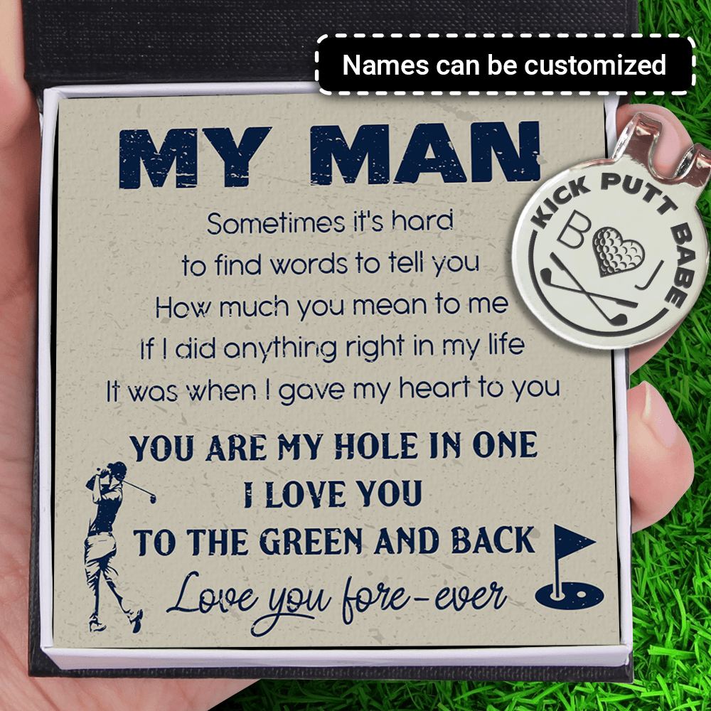 Personalised Golf Marker - Golf - To My Man - I Love You Fore-ever - Augata26010 - Gifts Holder