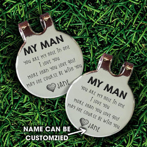 Personalised Golf Marker - Golf - To My Man - I Love You More Than You Love Golf - Augata26008 - Gifts Holder